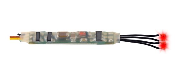 VIESSMANN 5272 Mini-LED rot, 2 Stück mit Mikro-Blinkelektronik
