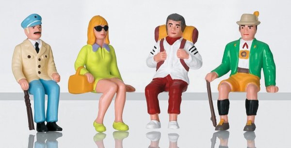 LGB Touristen sitzend Figuren-Set 53007 Spur G