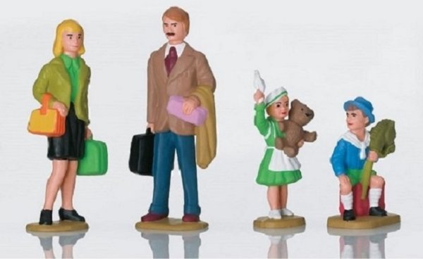 LGB Figuren-Set Familie 51400 Spur G