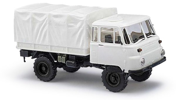 BUSCH 60250 - Bausatz Robur LO 2002 A, weiß