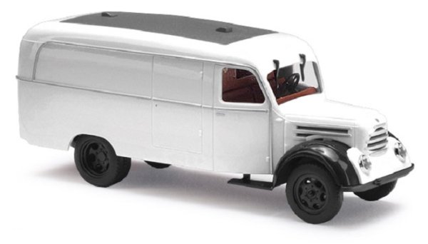 BUSCH Robur Garant K 30 Kastenwagen wei&szlig; 60254 Bausatz 1:87