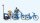 PREISER Familie beim Start in den Radausflug 10635 Figuren-Set Spur H0