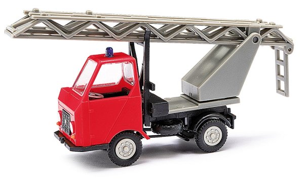 BUSCH Multicar M22 mit Drehleiter rot 210003400 Automodell 1:87