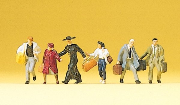 PREISER Laufende Reisende 75012 Figuren-Set Spur TT