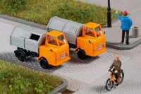 AUHAGEN Multicar M22 mit Abfallsammelbehälter Bausatz 43671 Automodell Spur TT