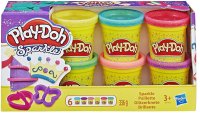 HASBRO A5417 Play-Doh Glitzerknete Set