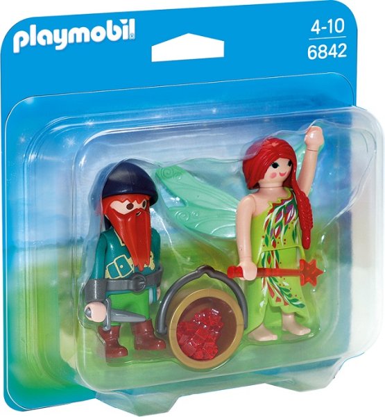 PLAYMOBIL Princess Duo Pack Elfe und Zwerg 6842