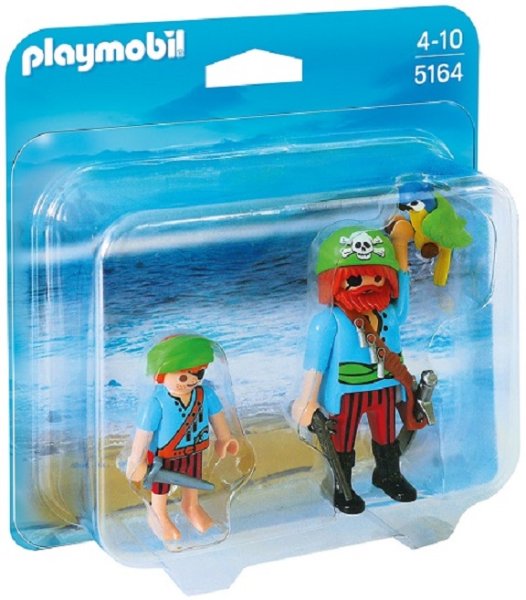 PLAYMOBIL Pirates 5164 Duo Pack Großer und kleiner Pirat