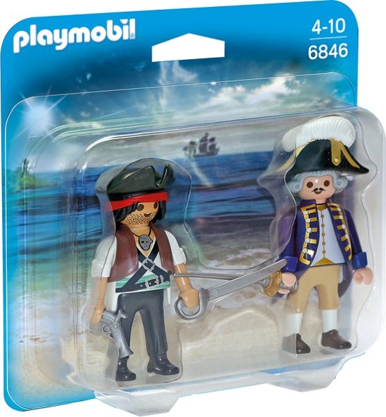 PLAYMOBIL Pirates 6846 Duo Pack Pirat und Soldat