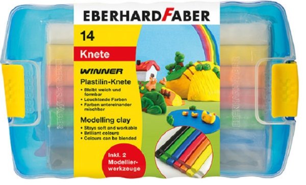 FABER 572010 Plastilin-Knete sortiert