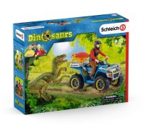 SCHLEICH® Dinosaurs 41466 - Flucht auf Quad vor...