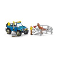 SCHLEICH Dinosaurs 41464 Geländewagen mit...