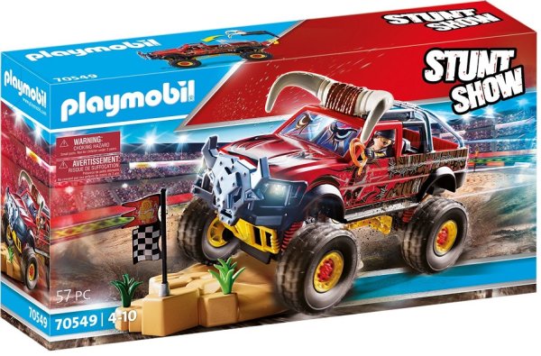 PLAYMOBIL Stuntshow 70549 Stuntshow Monster Truck Horned