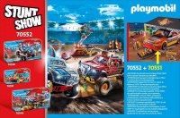 PLAYMOBIL Stuntshow 70552 Stuntshow Werkstattzelt