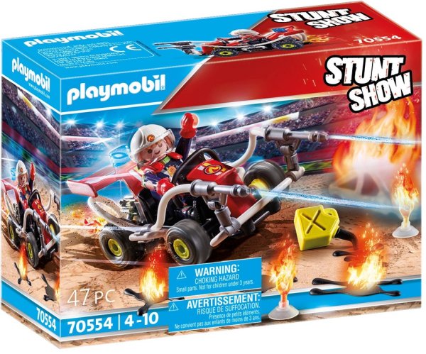 PLAYMOBIL Stuntshow Stuntshow Feuerwehrkart 70554