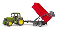 BRUDER® 02057 - John Deere 6920 mit Wannenkippanhänger