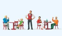 PREISER Im Bistro 10786 Figuren-Set Spur H0