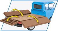 COBI 24593 Barkas B1000 Pritschenwagen Auto-Baukasten 1:35