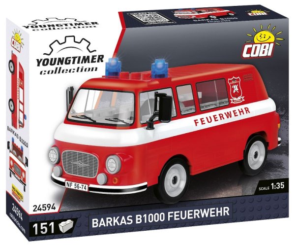 COBI Barkas B1000 Feuerwehr 24594 Auto-Baukasten 1:35
