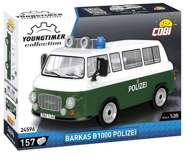 COBI Barkas B1000 Polizei 24596 Auto-Baukasten 1:35