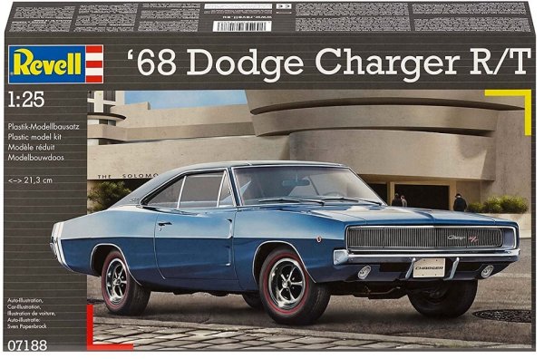 REVELL Dodge Charger RT Bj.1968, 07188 Modellbausatz 1:25