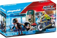 PLAYMOBIL City Action 70572 Polizei-Motorrad Verfolgung des Geldräubers