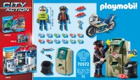 PLAYMOBIL City Action 70572 Polizei-Motorrad Verfolgung des Geldräubers