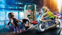 PLAYMOBIL City Action 70572 Polizei-Motorrad Verfolgung des Geldräubers