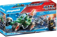 PLAYMOBIL City Action 70577 Polizei-Kart Verfolgung des Tresorräubers