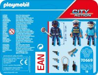 PLAYMOBIL City Action 70669 Figurenset Polizei