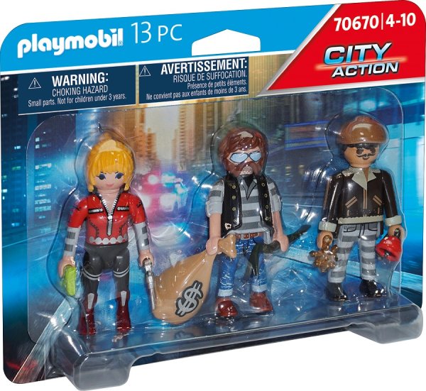 PLAYMOBIL City Action 70670 Figurenset Ganoven