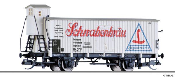 TILLIG Kühlwagen Schwabenbräu DRG Ep.II 17925 Spur TT