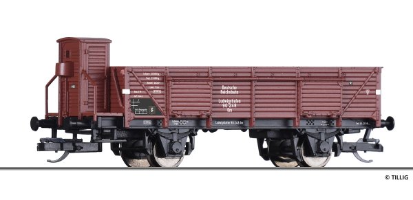 TILLIG Offener Güterwagen Om Ludwigshafen DRG Ep.II 17620 Spur TT