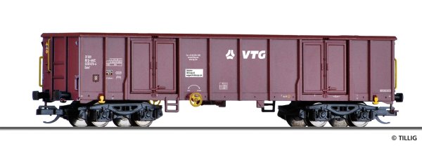TILLIG 18222 Offener Güterwagen Eaos VTG der AAE Cargo, mit Beladung Ep.VI Spur TT