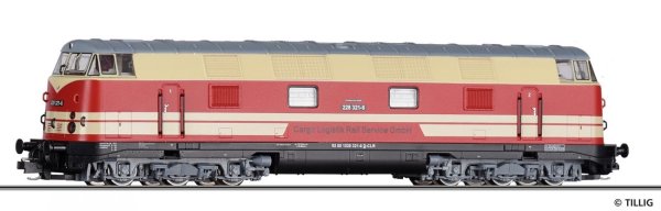 TILLIG Diesellokomotive BR 228 321-6 Cargo Logistik Rail Service GmbH Ep.VI 04651 Spur TT