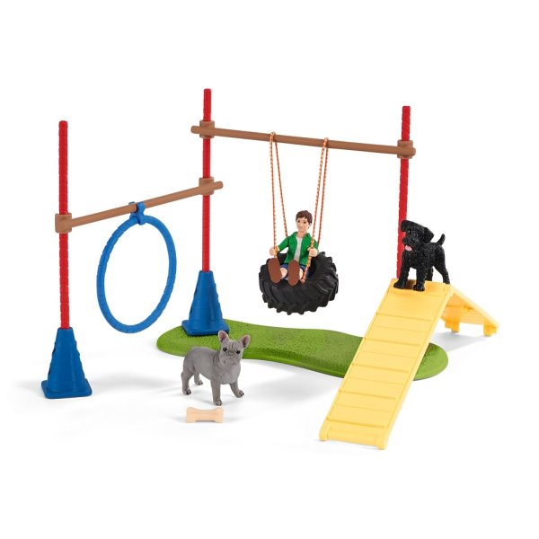 SCHLEICH Farm World 42536 - Spielspaß für Hunde