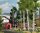 BUSCH Schrankenposten mit Bahnschranke Bausatz 1396 Spur H0