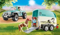 PLAYMOBIL Country 70511 PKW mit Ponyanhänger