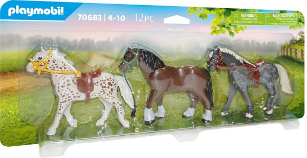 PLAYMOBIL Country 70683 Pferde 3 Stück