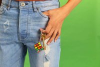 RAVENSBURGER® 76395 - ThinkFun Rubiks Cube der Schlüsselanhänger