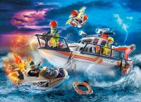 PLAYMOBIL City Action 70140 Seenot Löscheinsatz mit Rettungskreuzer