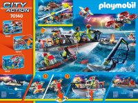 PLAYMOBIL City Action Seenot Löscheinsatz mit Rettungskreuzer 70140