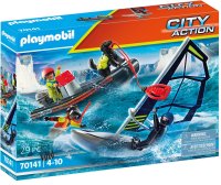 PLAYMOBIL City Action 70141 Seenot Polarsegler-Rettung mit Schlauchboot
