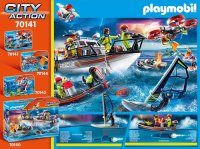 PLAYMOBIL City Action Seenot Polarsegler-Rettung mit Schlauchboot 70141