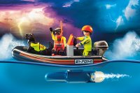PLAYMOBIL City Action Seenot Polarsegler-Rettung mit Schlauchboot 70141