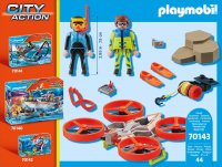PLAYMOBIL City Action 70143 Seenot Taucher-Bergung mit Rettungsdrohne