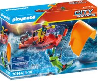 PLAYMOBIL City Action 70144 Seenot Kitesurfer-Rettung mit...