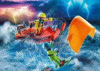 PLAYMOBIL City Action 70144 Seenot Kitesurfer-Rettung mit Boot