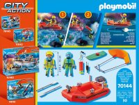 PLAYMOBIL City Action 70144 Seenot Kitesurfer-Rettung mit Boot