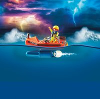 PLAYMOBIL City Action 70144 Seenot Kitesurfer-Rettung mit Boot